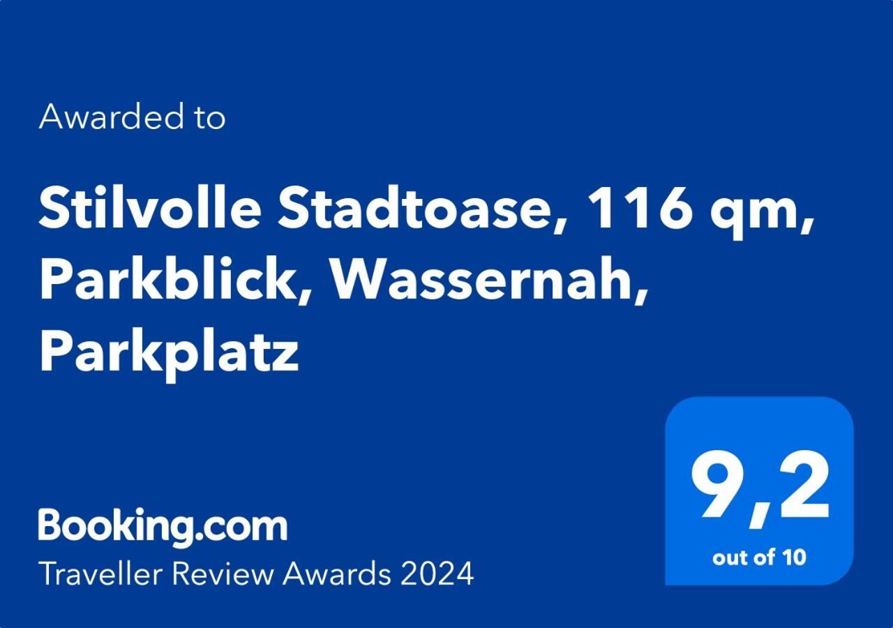 Stilvolle Stadtoase, 116 Qm, Parkblick, Wassernah, Parkplatz Вільгельмсгафен Екстер'єр фото