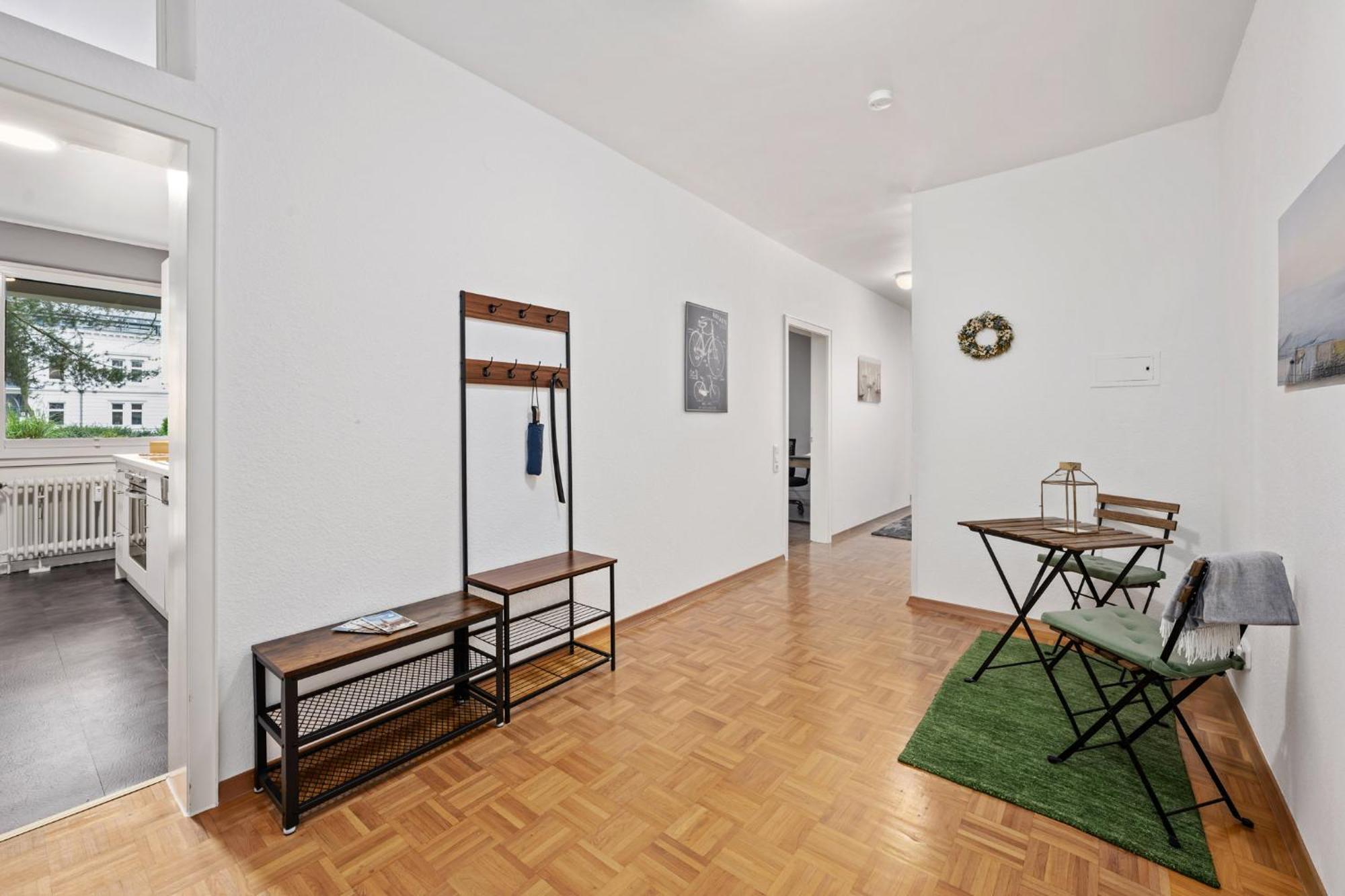 Stilvolle Stadtoase, 116 Qm, Parkblick, Wassernah, Parkplatz Вільгельмсгафен Екстер'єр фото